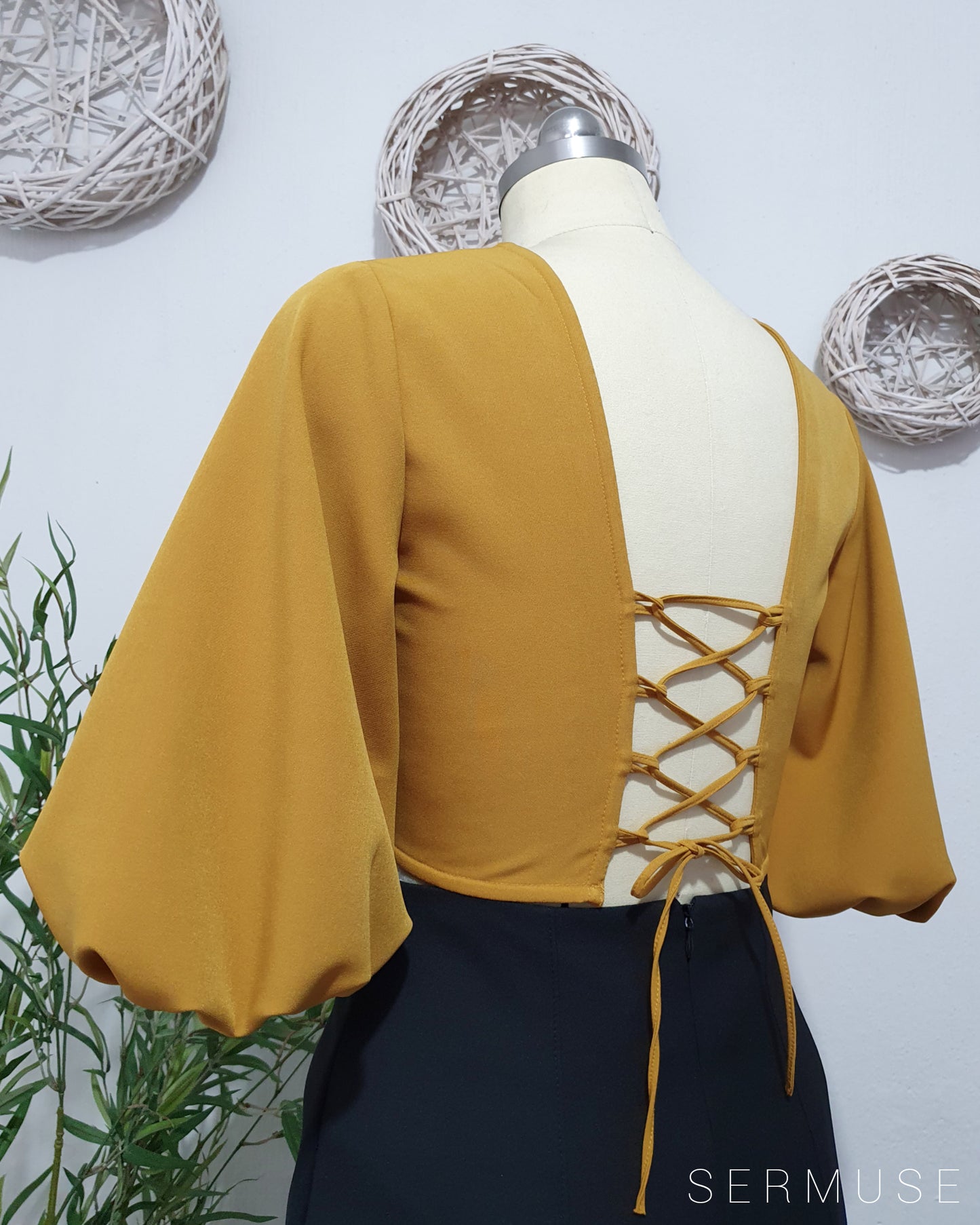 Croptop Flipside "Mostaza"